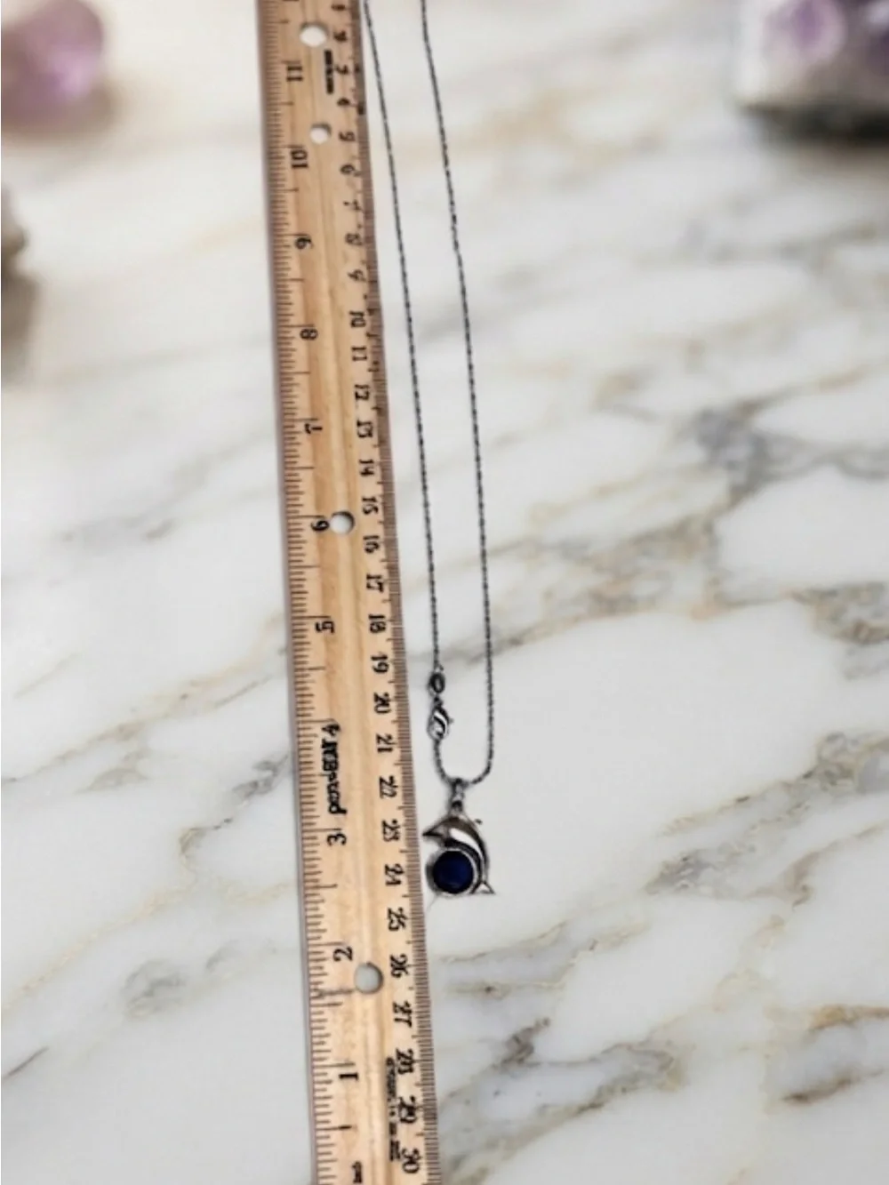 Lapis Lazuli Pendant Sterling Silver Necklace